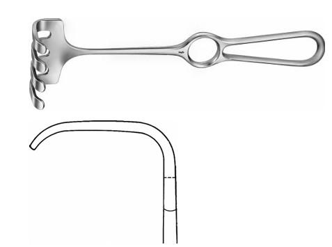 ОЛЛІЕР РЕТРАКТОР 4 ТУП. ЗУБ. 35X55MM